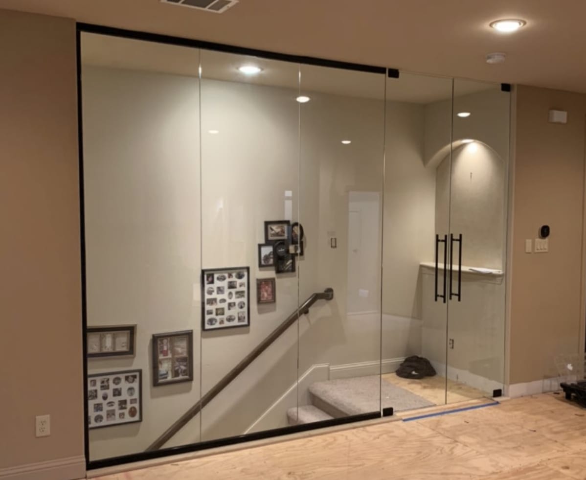 Decorative Glass Railings and Staircases by Shower Doors of Texas