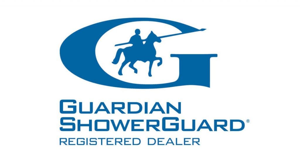 guardian showerguard dealer custom bathroom mirrors and decorative glass from Shower Doors of Texas